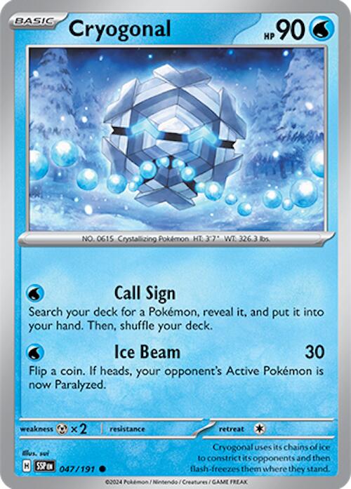 Cryogonal (047/191) [Scarlet & Violet: Surging Sparks] | Good Games North