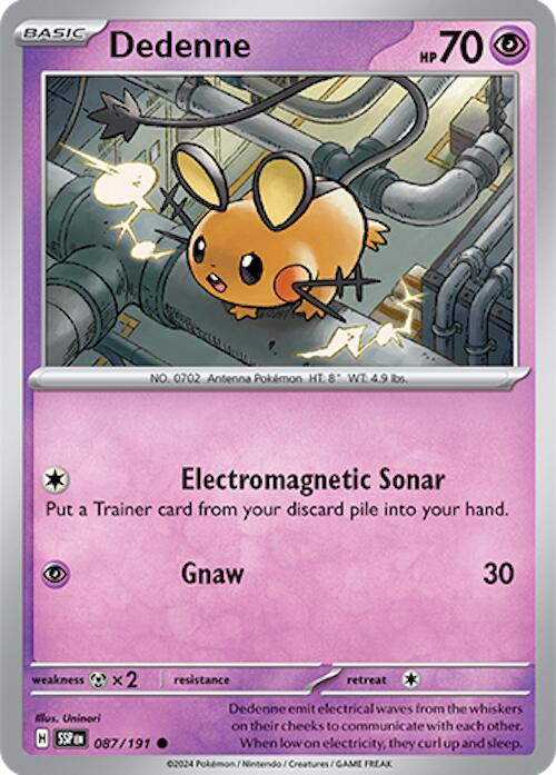 Dedenne (087/191) [Scarlet & Violet: Surging Sparks] | Good Games North