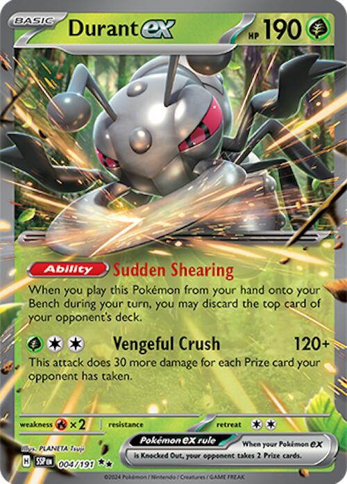 Durant ex (004/191) [Scarlet & Violet: Surging Sparks] | Good Games North