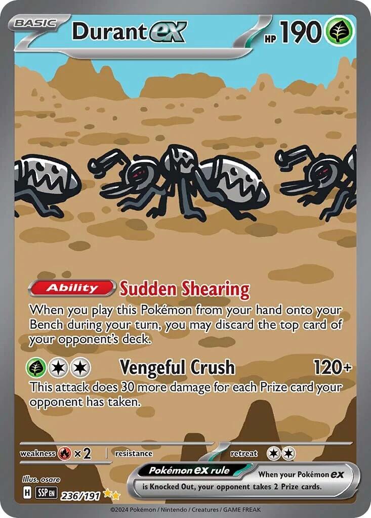 Durant ex (236/191) [Scarlet & Violet: Surging Sparks] | Good Games North