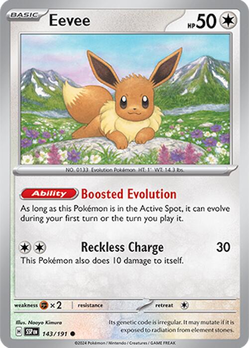 Eevee (143/191) [Scarlet & Violet: Surging Sparks] | Good Games North