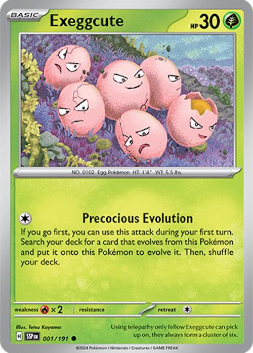 Exeggcute (001/191) [Scarlet & Violet: Surging Sparks] | Good Games North