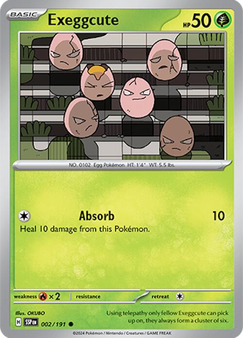 Exeggcute (002/191) [Scarlet & Violet: Surging Sparks] | Good Games North