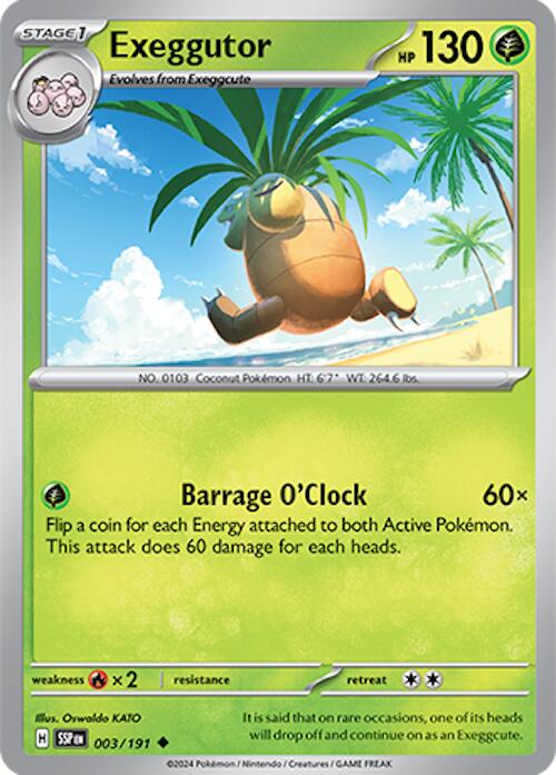 Exeggutor (003/191) [Scarlet & Violet: Surging Sparks] | Good Games North