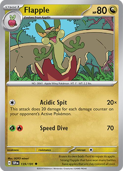 Flapple (139/191) [Scarlet & Violet: Surging Sparks] | Good Games North