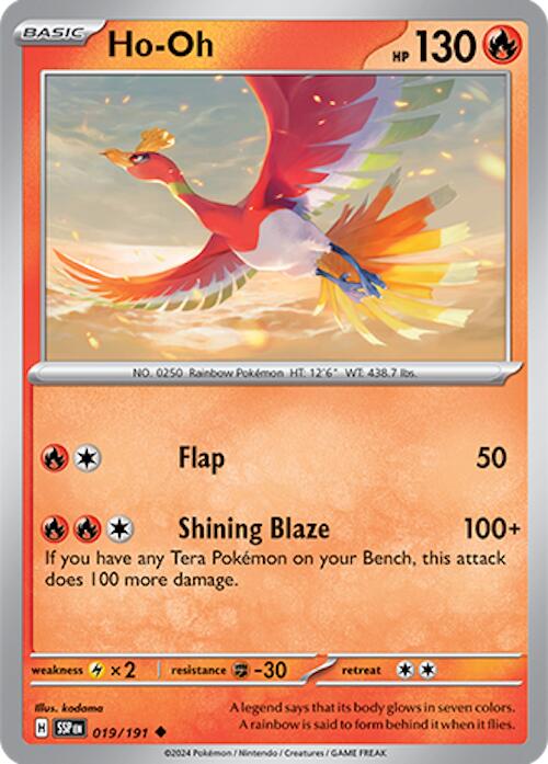 Ho-Oh (019/191) [Scarlet & Violet: Surging Sparks] | Good Games North