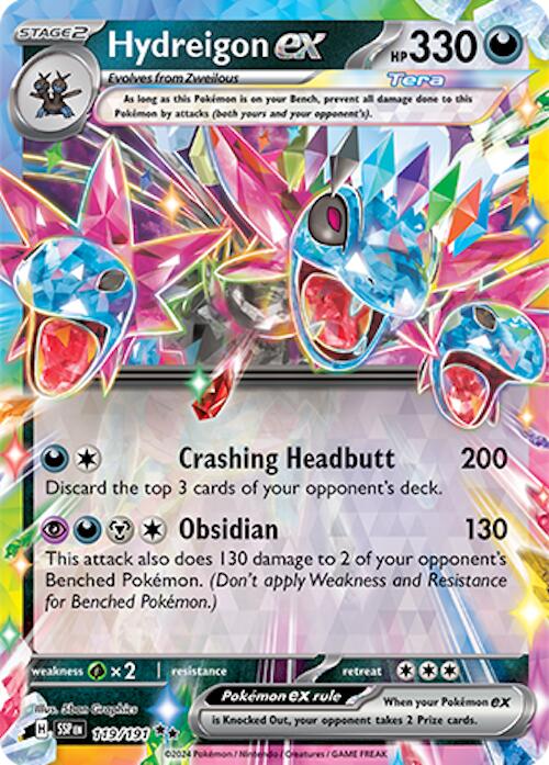Hydreigon ex (119/191) [Scarlet & Violet: Surging Sparks] | Good Games North
