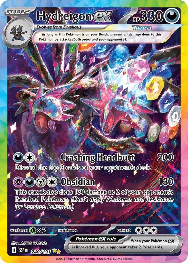 Hydreigon ex (240/191) [Scarlet & Violet: Surging Sparks] | Good Games North