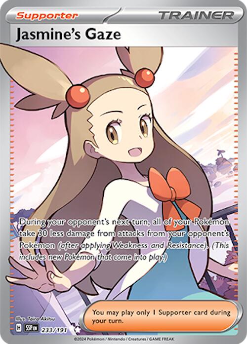 Jasmine's Gaze (233/191) [Scarlet & Violet: Surging Sparks] | Good Games North