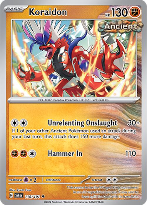 Koraidon (116/191) [Scarlet & Violet: Surging Sparks] | Good Games North