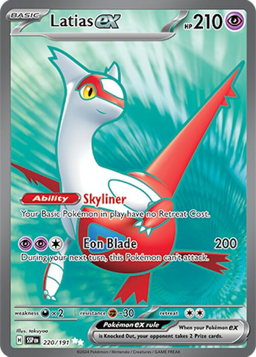 Latias ex (220/191) [Scarlet & Violet: Surging Sparks] | Good Games North
