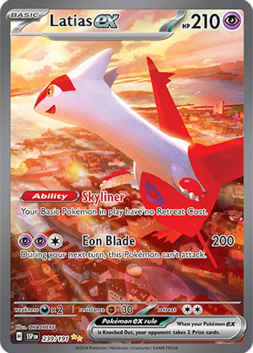 Latias ex (239/191) [Scarlet & Violet: Surging Sparks] | Good Games North