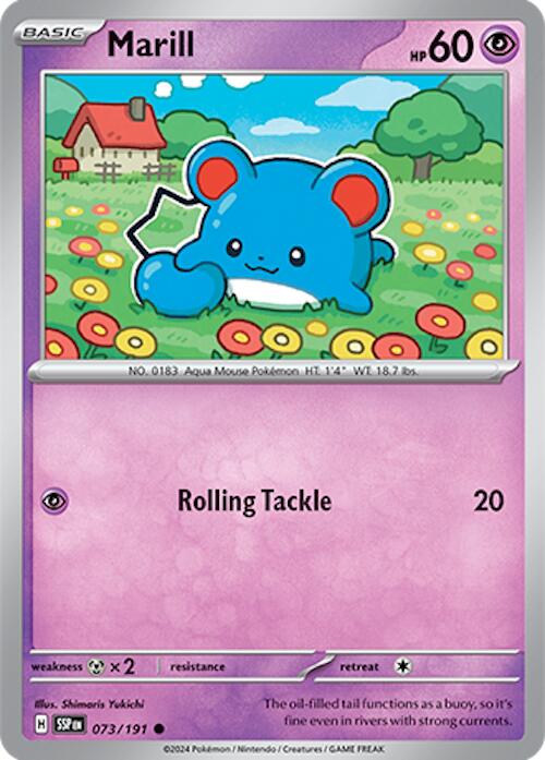 Marill (073/191) [Scarlet & Violet: Surging Sparks] | Good Games North