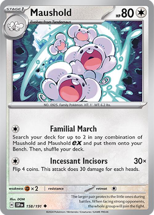 Maushold (158/191) [Scarlet & Violet: Surging Sparks] | Good Games North