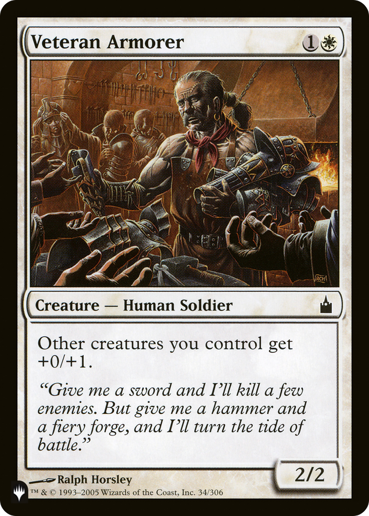 Veteran Armorer [The List] | Good Games North