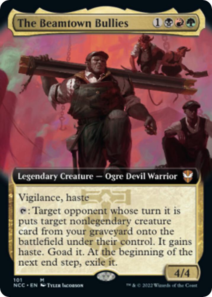 The Beamtown Bullies Extended Art (Commander: Streets of New Capenna)  | Good Games North