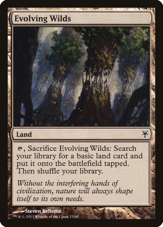 Evolving Wilds [Duel Decks: Sorin vs. Tibalt] | Good Games North