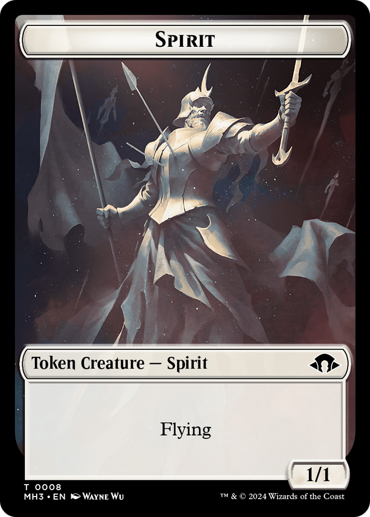 Eldrazi Spawn // Spirit (0008) Double-Sided Token [Modern Horizons 3 Tokens] | Good Games North