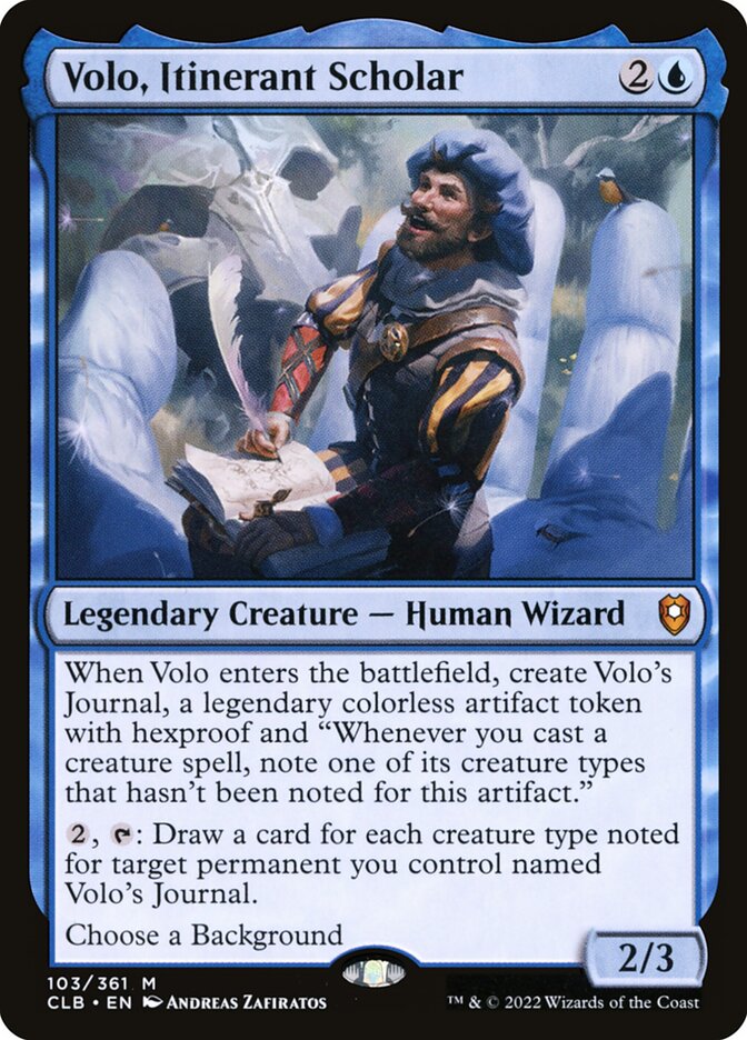 Volo, Itinerant Scholar (Commander Legends: Battle for Baldur's Gate)  | Good Games North