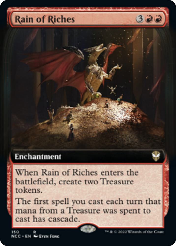 Rain of Riches Extended Art 150 (Commander: Streets of New Capenna)  | Good Games North