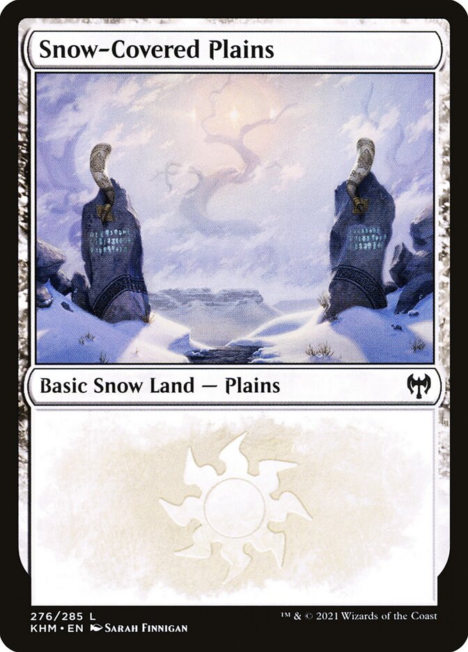 Snow-Covered Plains 276 (Kaldheim)  - Foil | Good Games North