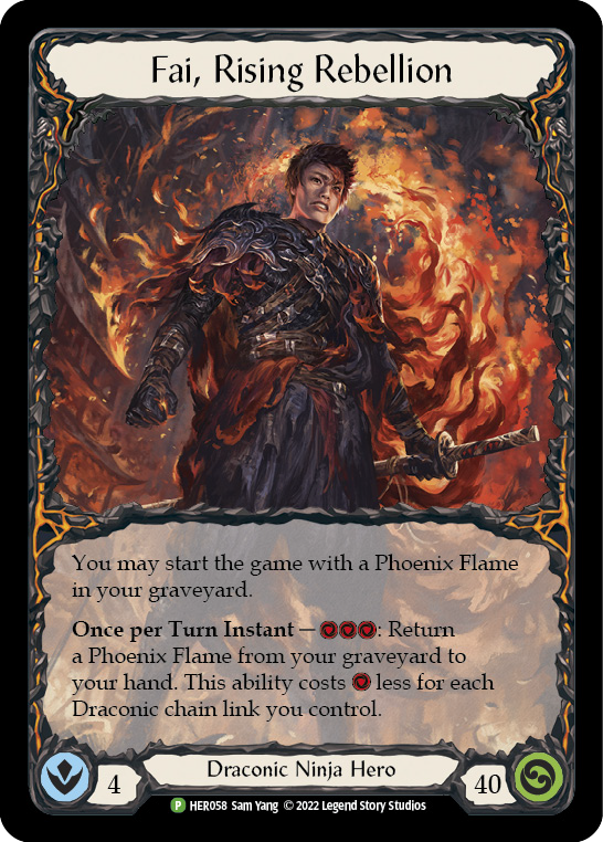 Fai, Rising Rebellion [HER058] (Promo)  Cold Foil | Good Games North
