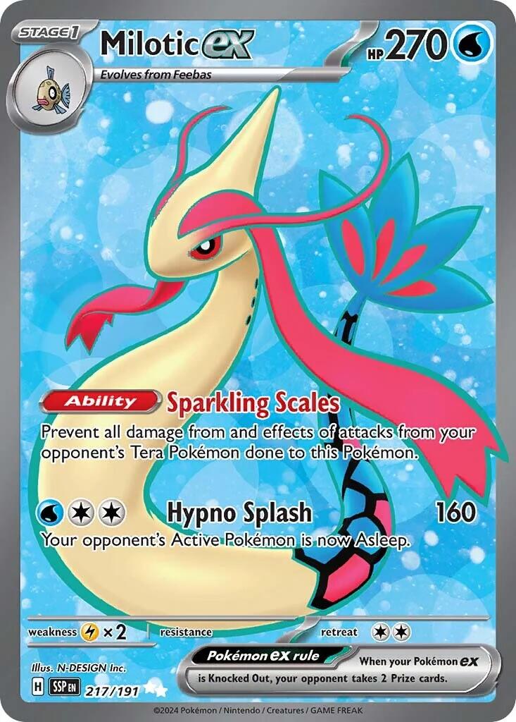 Milotic ex (217/191) [Scarlet & Violet: Surging Sparks] | Good Games North