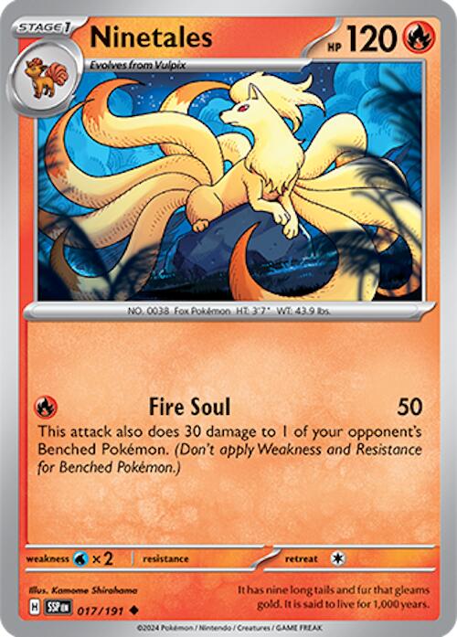 Ninetales (017/191) [Scarlet & Violet: Surging Sparks] | Good Games North