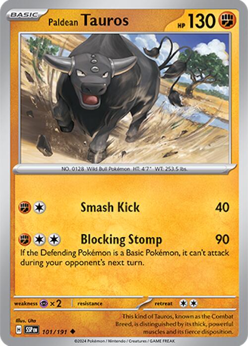 Paldean Tauros (101/191) [Scarlet & Violet: Surging Sparks] | Good Games North