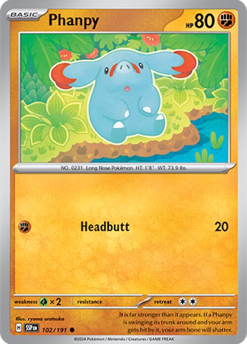 Phanpy (102/191) [Scarlet & Violet: Surging Sparks] | Good Games North