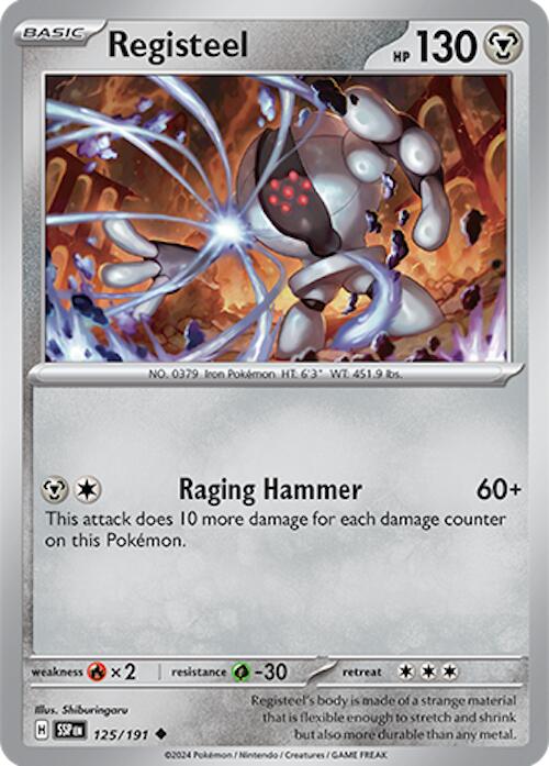Registeel (125/191) [Scarlet & Violet: Surging Sparks] | Good Games North