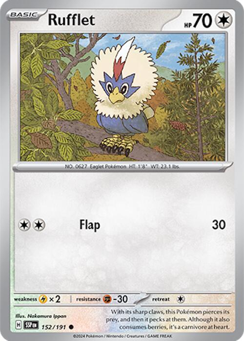 Rufflet (152/191) [Scarlet & Violet: Surging Sparks] | Good Games North