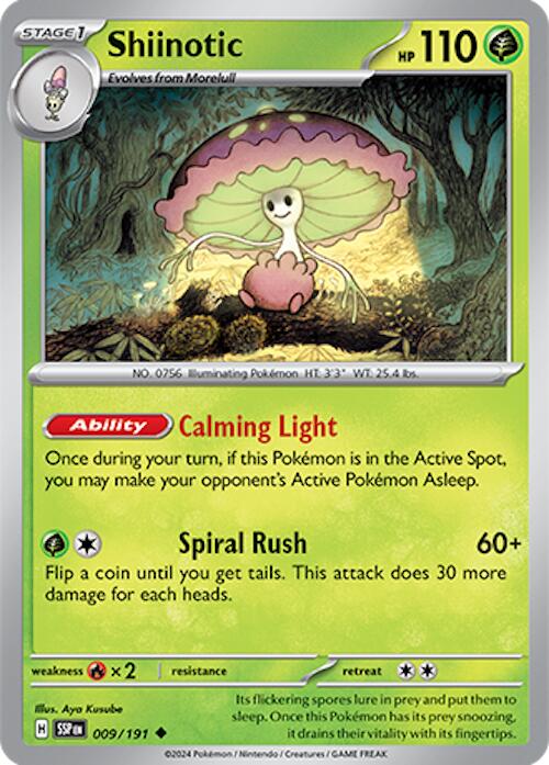 Shiinotic (009/191) [Scarlet & Violet: Surging Sparks] | Good Games North