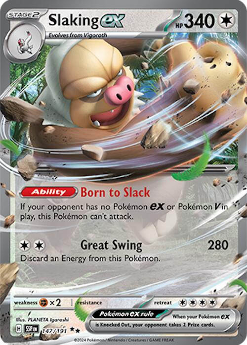 Slaking ex (147/191) [Scarlet & Violet: Surging Sparks] | Good Games North