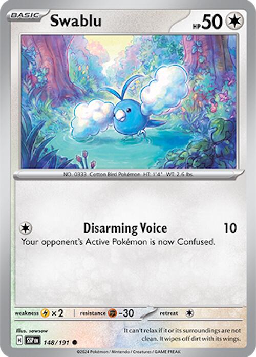 Swablu (148/191) [Scarlet & Violet: Surging Sparks] | Good Games North