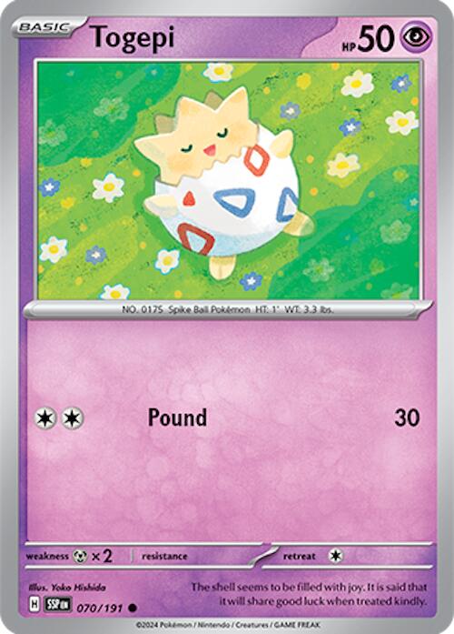 Togepi (070/191) [Scarlet & Violet: Surging Sparks] | Good Games North