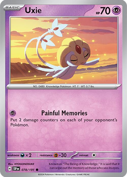Uxie (078/191) [Scarlet & Violet: Surging Sparks] | Good Games North