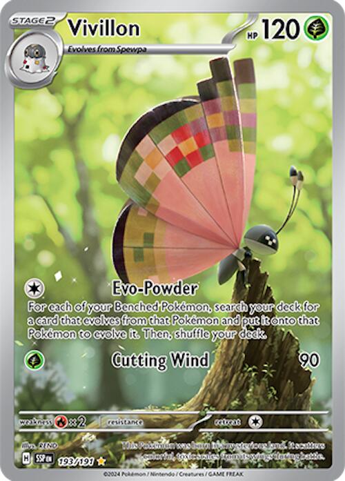 Vivillon (193/191) [Scarlet & Violet: Surging Sparks] | Good Games North