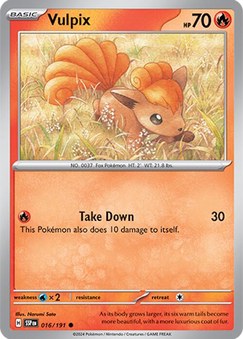 Vulpix (016/191) [Scarlet & Violet: Surging Sparks] | Good Games North