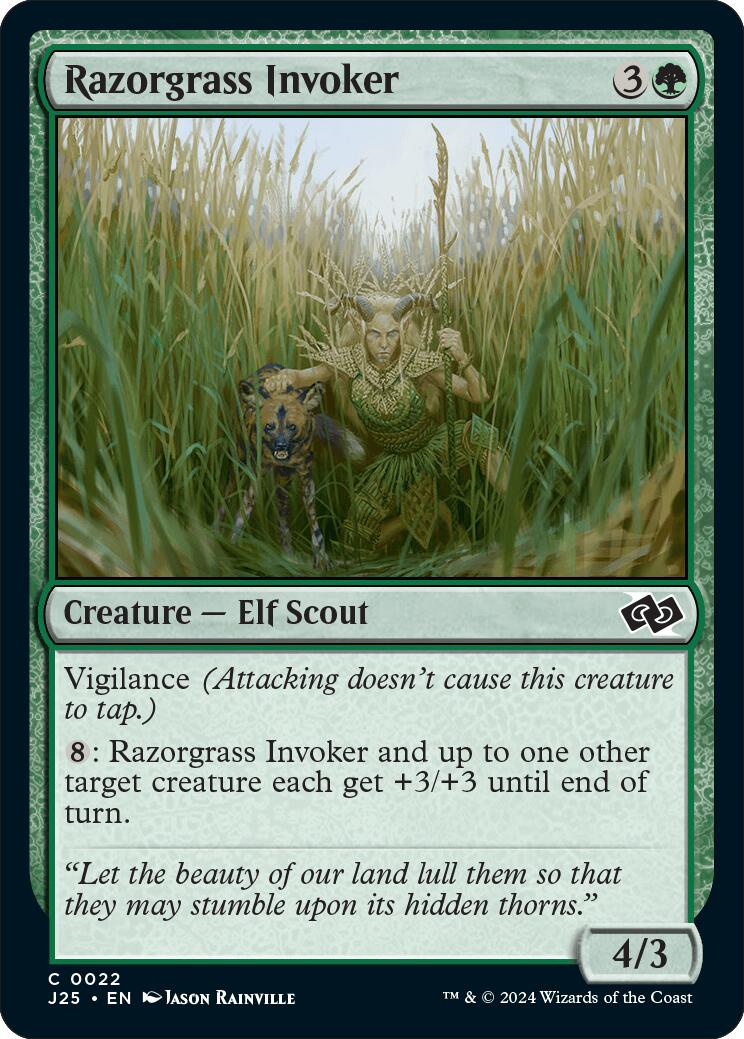 Razorgrass Invoker [Foundations Jumpstart] | Good Games North