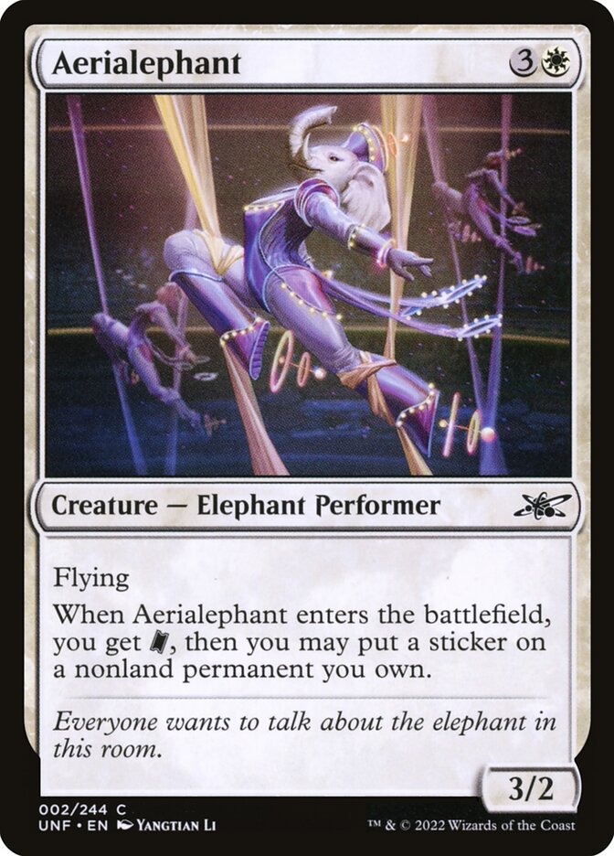 Aerialephant 2/244 (Unfinity)  - Foil | Good Games North