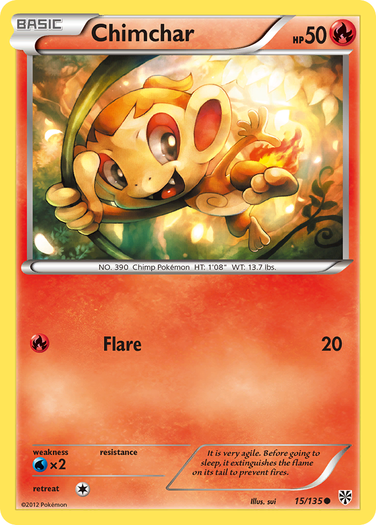 Chimchar (15/135) [Black & White: Plasma Storm] | Good Games North