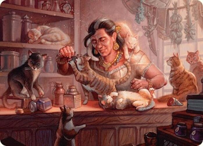 Cat Collector Art Card (1/54) [Foundations Art Series] | Good Games North