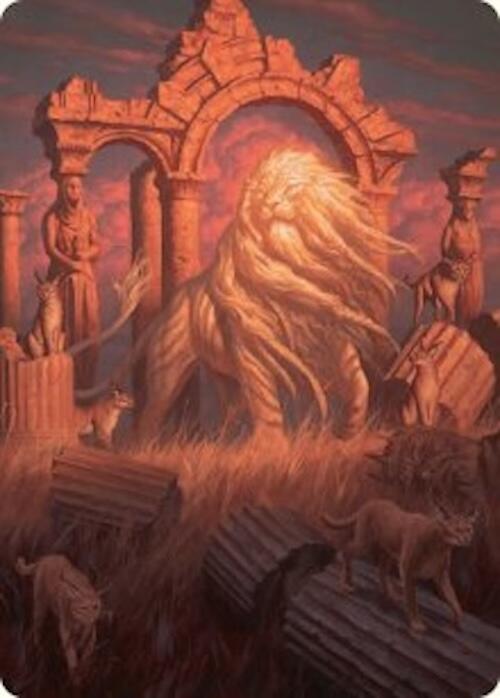 Arahbo, the First Fang Art Card (26/54) [Foundations Art Series] | Good Games North