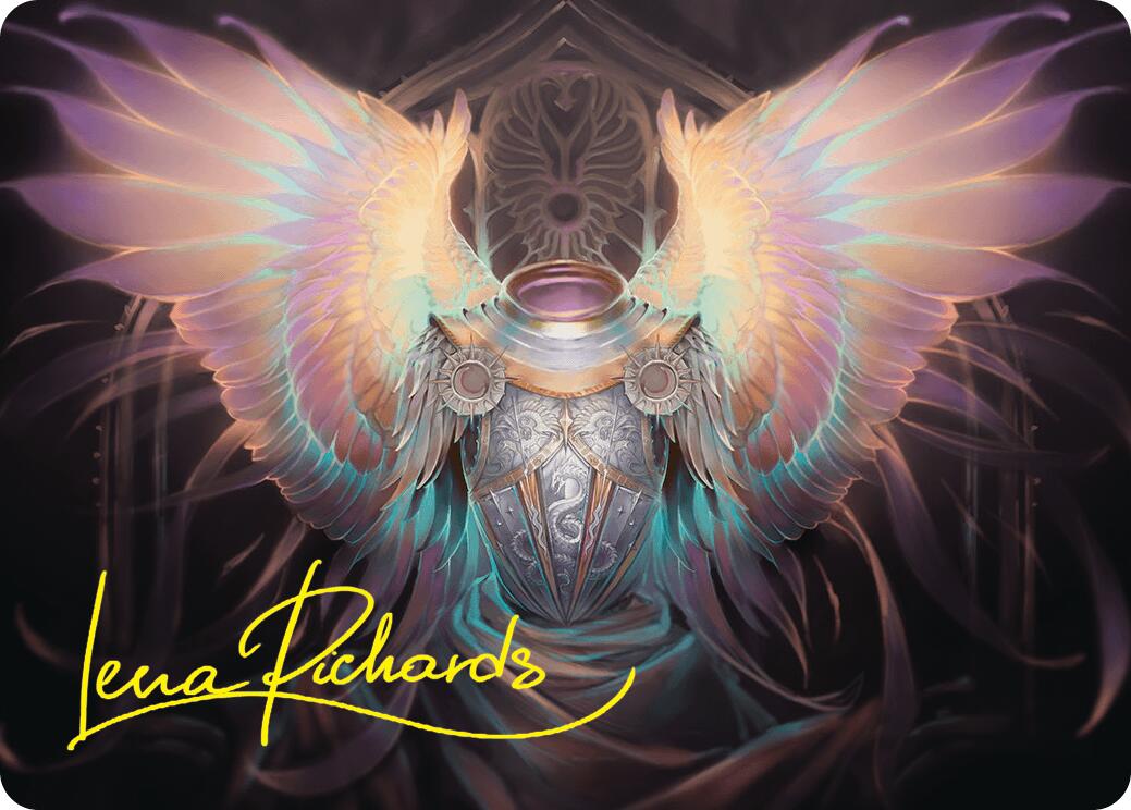 Celestial Armor Art Card (2/54) (Gold-Stamped Signature) [Foundations Art Series] | Good Games North
