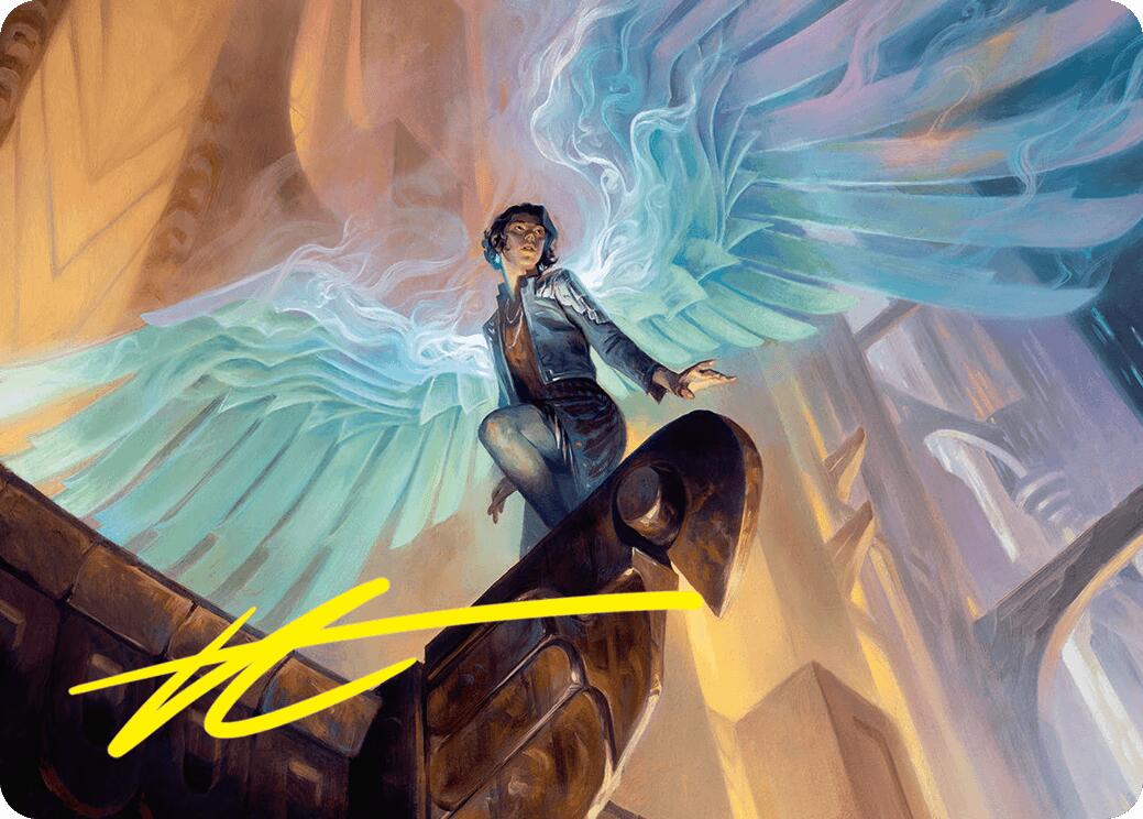 Giada, Font of Hope Art Card (20/54) (Gold-Stamped Signature) [Foundations Art Series] | Good Games North