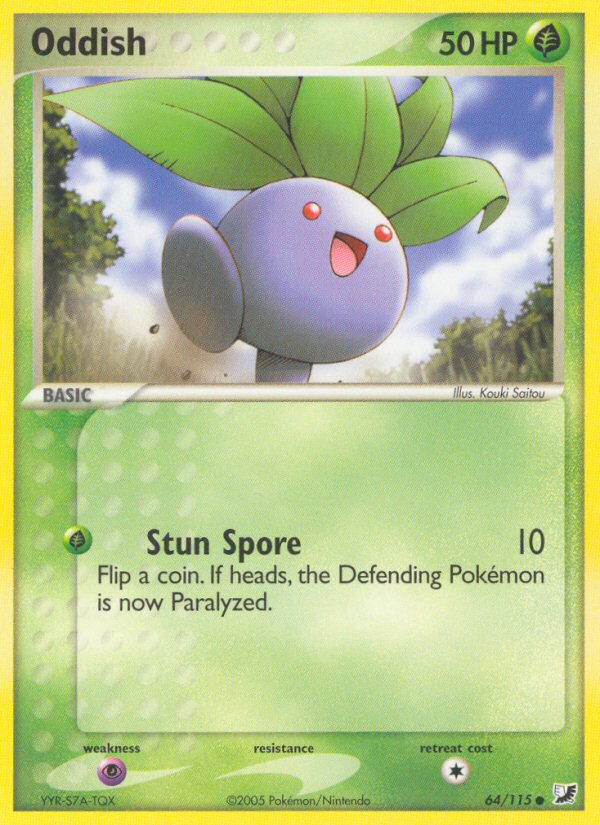 Oddish (64/115) [EX: Unseen Forces] | Good Games North