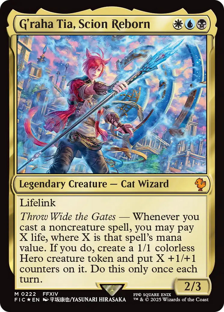 G'raha Tia, Scion Reborn (Surge Foil) [FINAL FANTASY Commander] | Good Games North