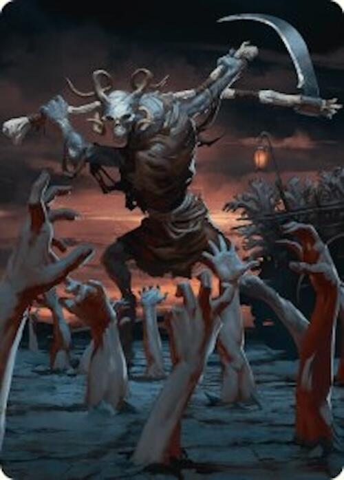 Abyssal Harvester Art Card (34/54) [Foundations Art Series] | Good Games North