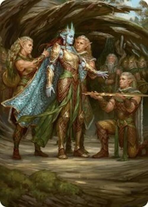 Lathril, Blade of the Elves Art Card (48/54) [Foundations Art Series] | Good Games North